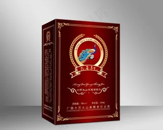 酒盒包装效果图图片