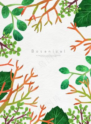 简约创意小清新手绘插画海报图片