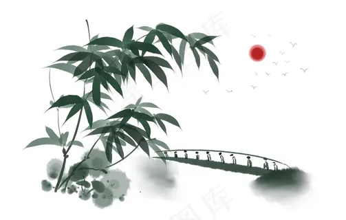 水墨竹子图片 水墨竹子图片