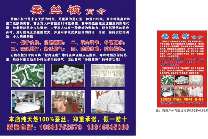 蚕丝被简介图片