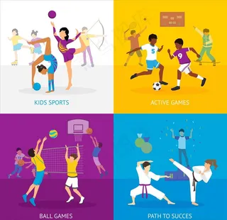 儿童体育运动图片