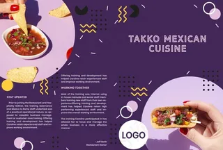 墨西哥美食宣传单图片