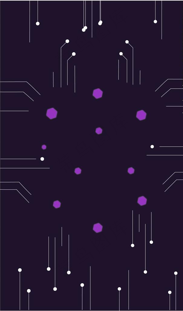 科技电路板背景图片ai矢量模版下载