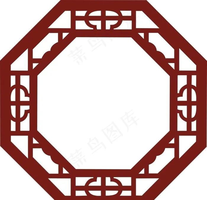 雕刻花框图片cdr矢量模版下载
