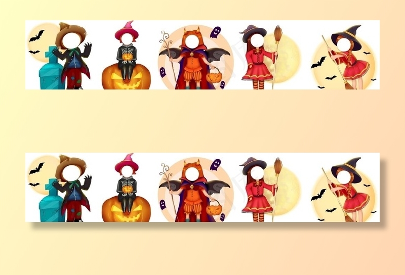 万圣节拍照框图片