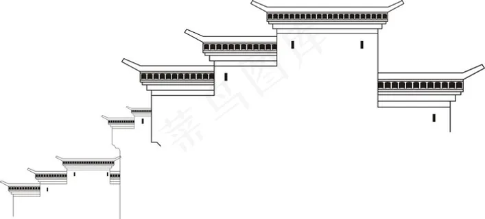 马头墙   中式图片