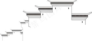 马头墙   中式图片