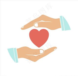 手捧爱心图片