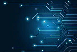 蓝色科技线条图片