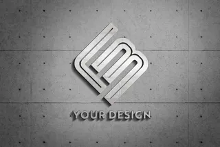 LOGO样机 墙面贴图效果图片