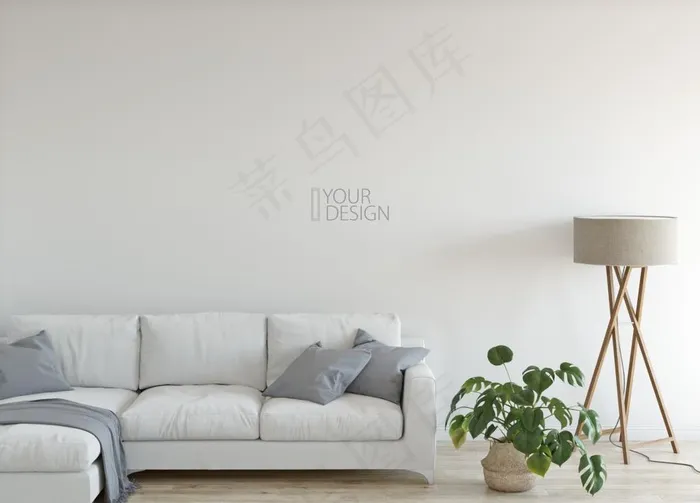 壁纸样机图片(4000X3000(DPI:300))psd模版下载