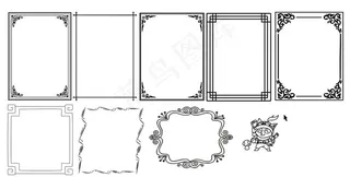 中国风-框线素材图片