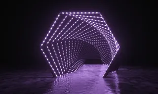 霓虹灯空间 光线 炫彩 抽象图片