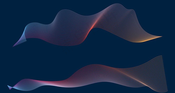 线条 抽象线条  渐变图片