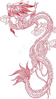 龙 龙图腾 龙插画 矢量龙图片