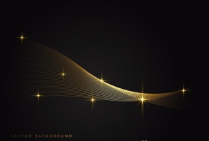 金色曲线底纹图片
