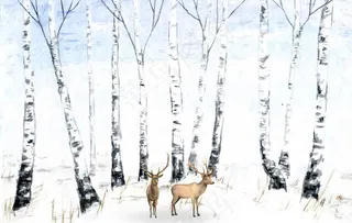 简约背景墙图片