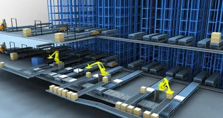 自动化立体仓库效果图图片