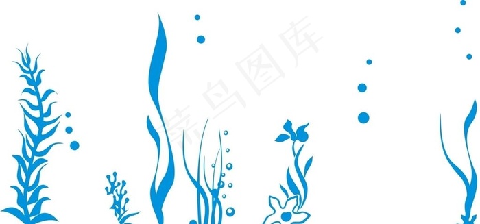 水草图片cdr矢量模版下载
