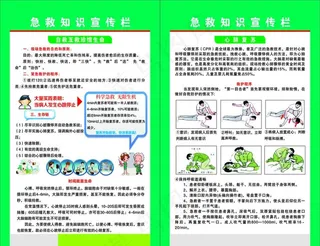 急救知识选宣传栏图片