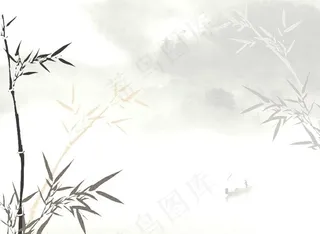 国画竹子图片