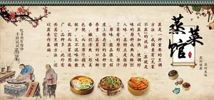 湖南蒸菜文化  矢量图图片