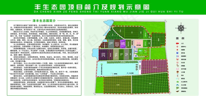 规划图简介展板图片psd模版下载
