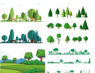 树 矢量树图片