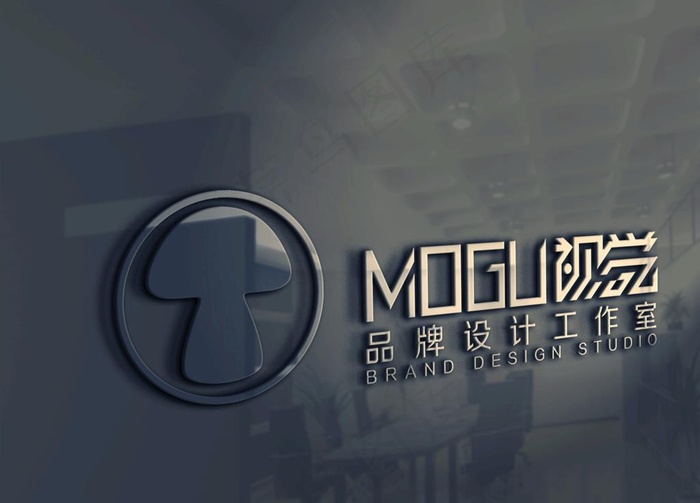 logo样机图片psd模版下载
