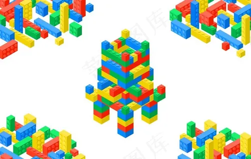 乐高积木背景图片