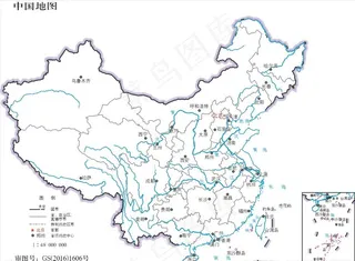 中国地图1:4800万图片