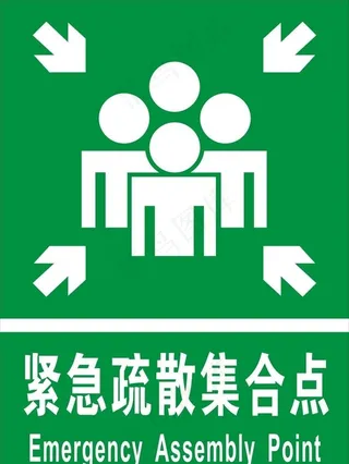 紧急疏散集合点图片
