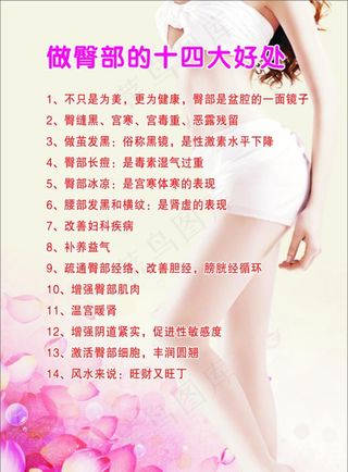 美容之做臂部十四大好处海报图片