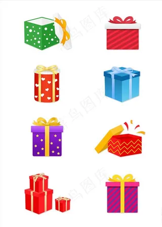 卡通礼物元素图片