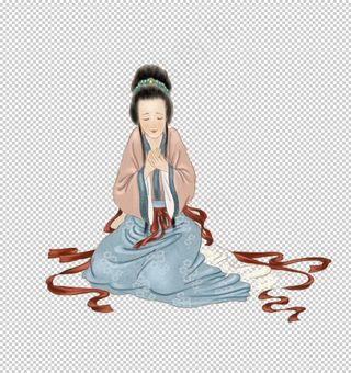 中国风水墨古代人物图片