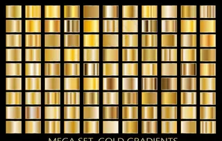 金色渐变填充图片