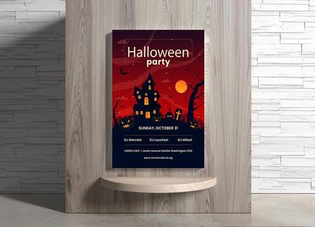 万圣节海报图片