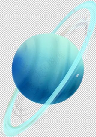 卫星星球插画卡通海报素材图片