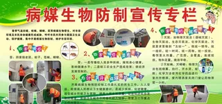 病媒生物防治宣传展板图片