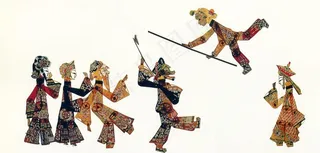 传统皮影西游记图片