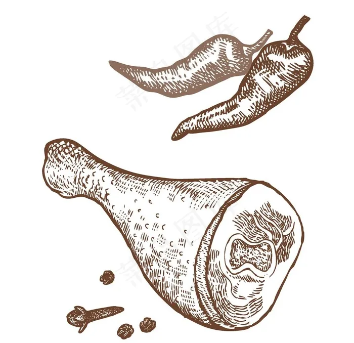 食物图片ai矢量模版下载