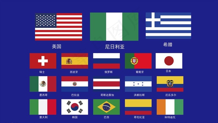 各国国旗图片