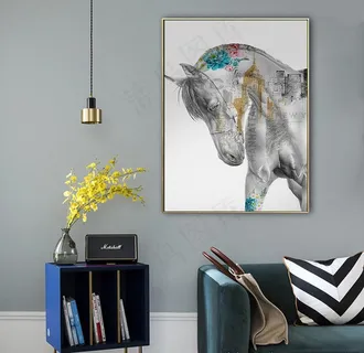 现代北欧风格装饰画图片