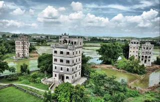 开平碉楼与村落图片