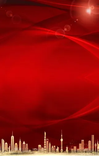红色黄金大气海报底背景图片