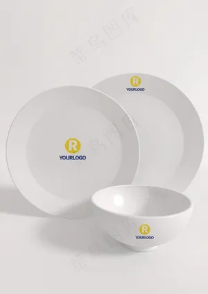 餐具样机图片