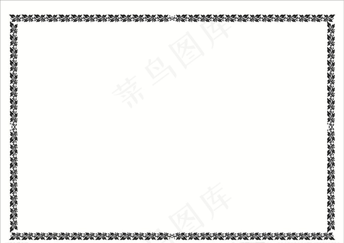 证书花边图片cdr矢量模版下载