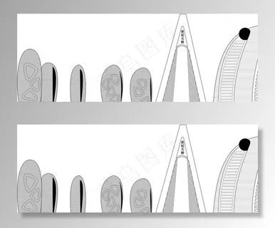 海南建筑矢量图图片