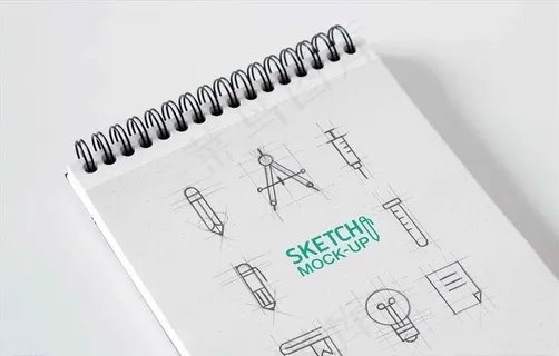 素描本样机图片