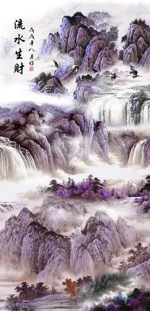 国画山水图片